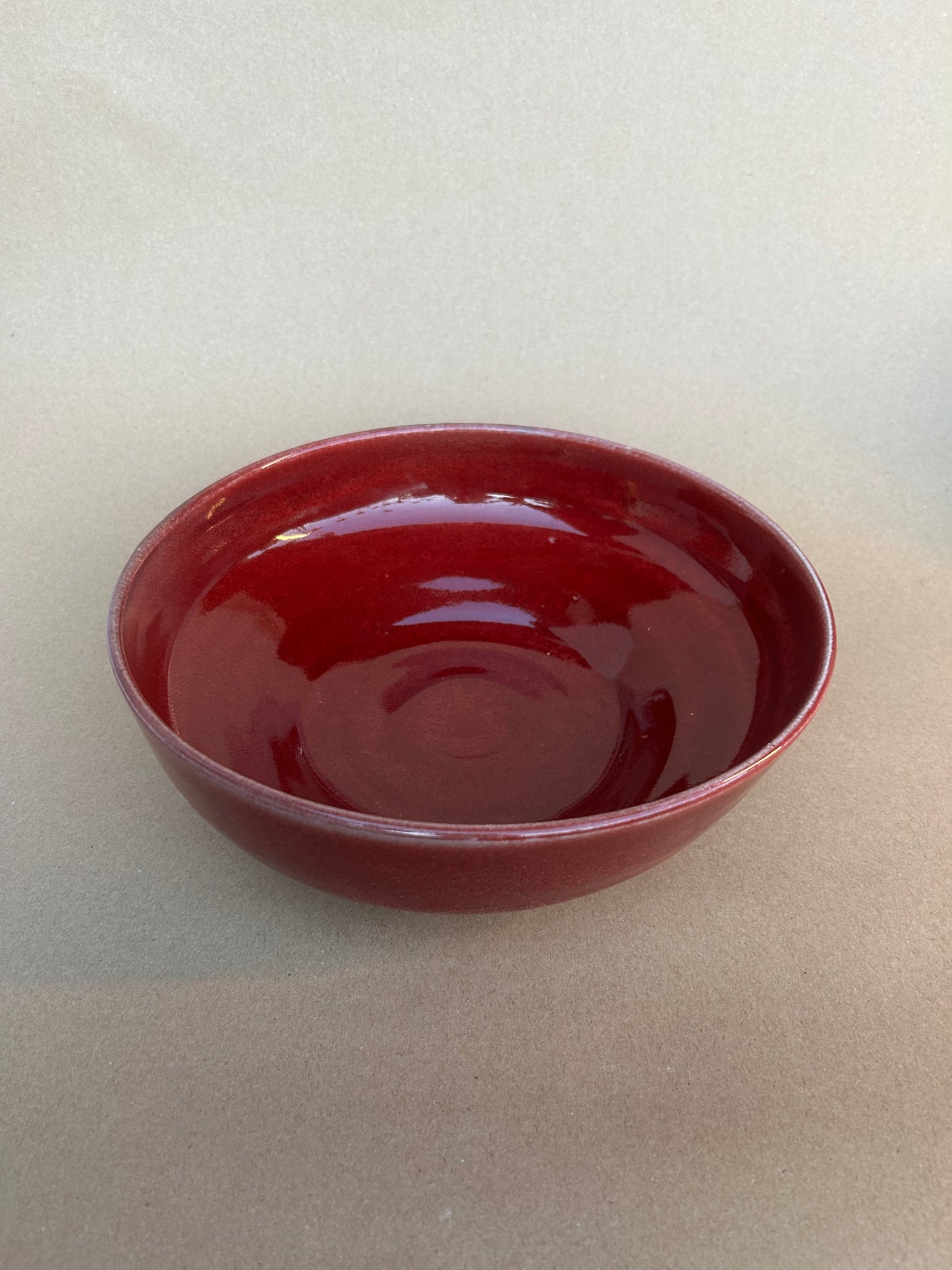 Large Red Bowl