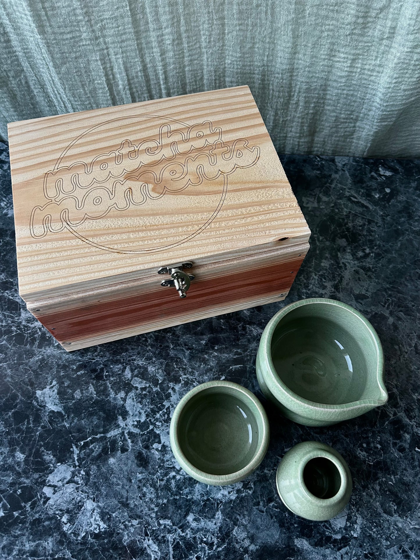 Matcha Tea Set - Apple Green