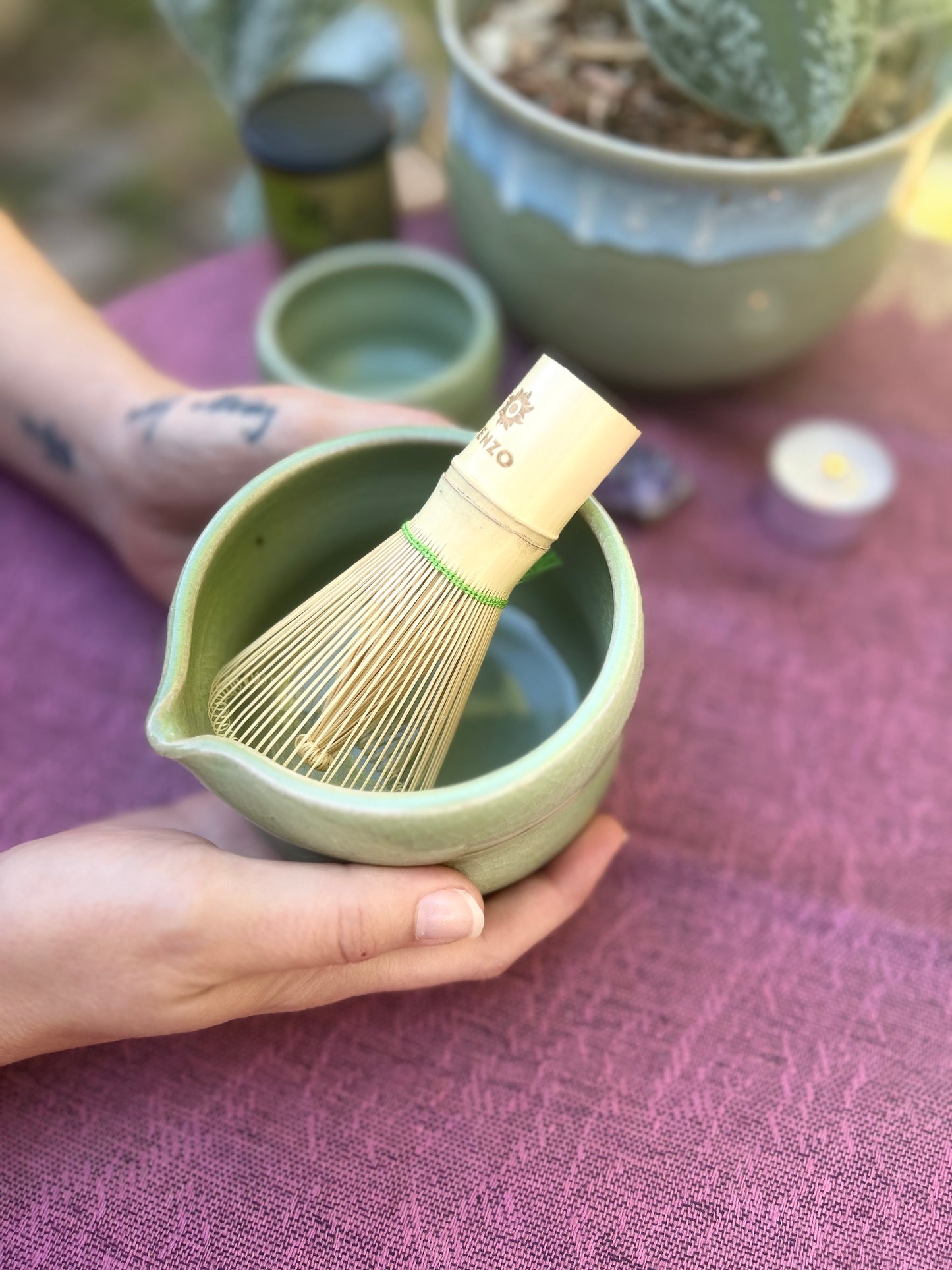Matcha Tea Set - Apple Green