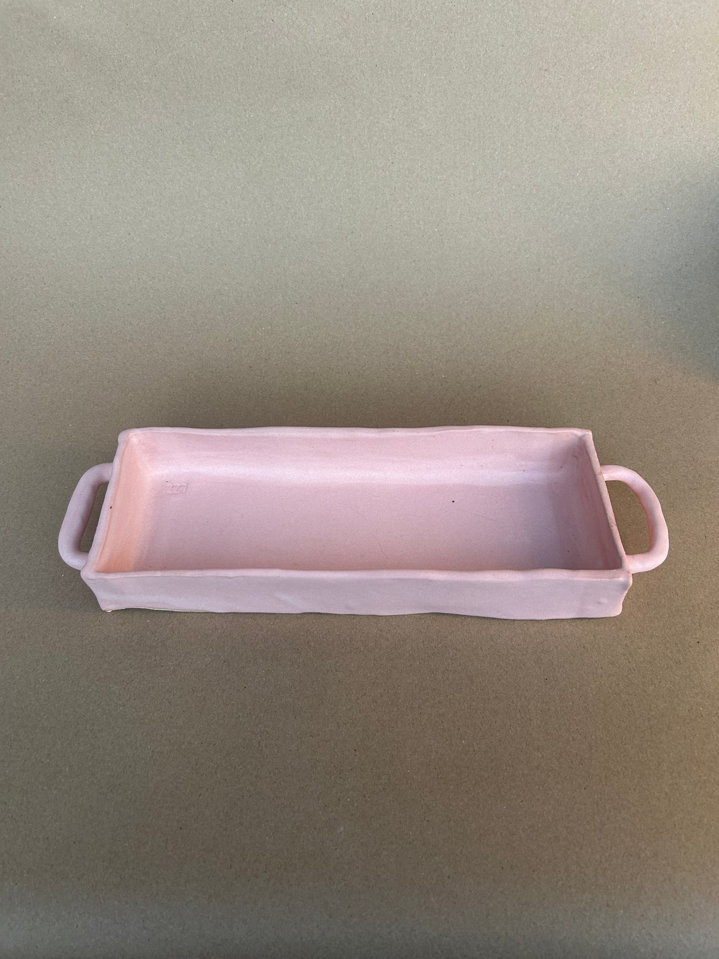 Rectangle Pink Dish