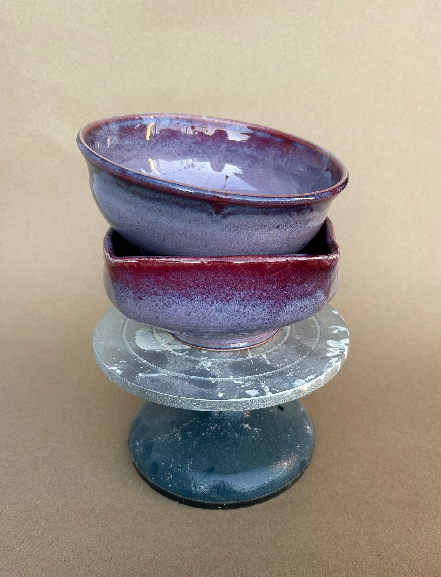Purple Snack Bowls