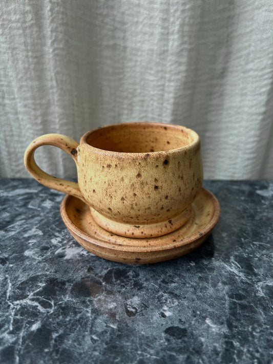 Espresso Cup and Saucer