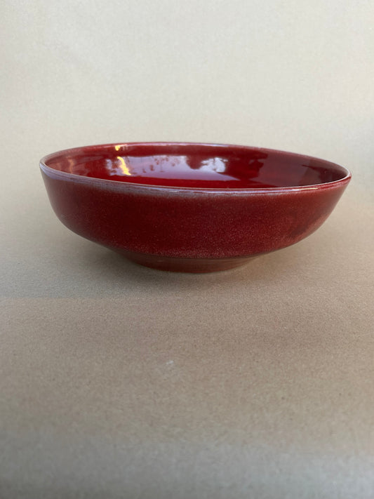 Large Red Bowl