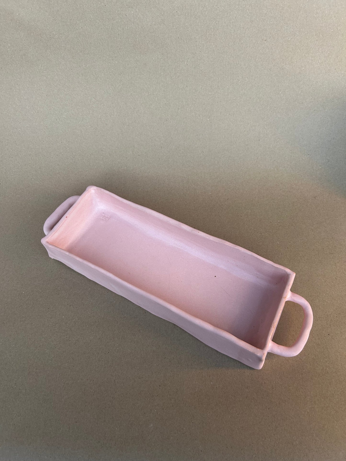 Rectangle Pink Dish