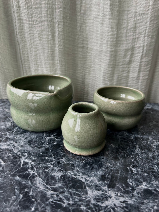 Matcha Tea Set - Apple Green