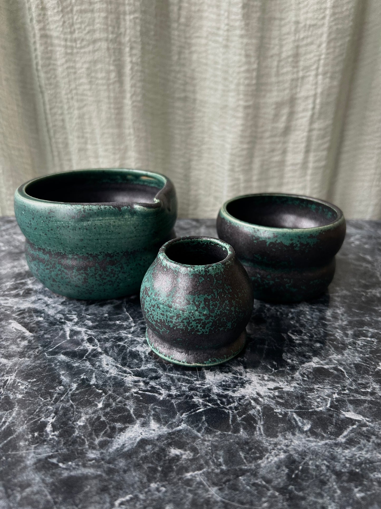 Matcha Tea Set - Forest Green